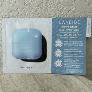 👍🏻 FREE Laneige Water Bank Blue Hyaluronic Moisturizer SAMPLE NEW